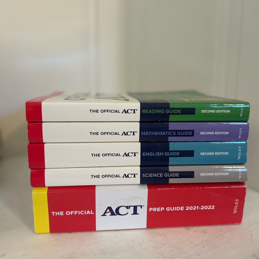 ACT Prep Guide Book Set